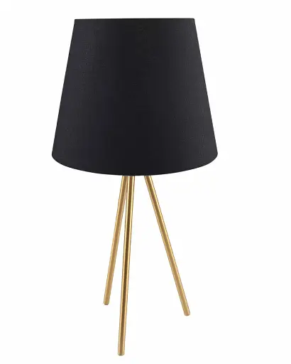 Настільна лампа Goldlux 325846 Elena E27 1x20W IP20 Чорна - фото 1