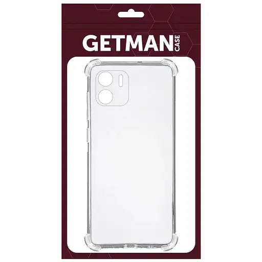 TPU чехол GETMAN Ease logo усиленные углы Full Camera для Xiaomi Redmi A1 / A2 Бесцветный (прозрачный) - фото 6