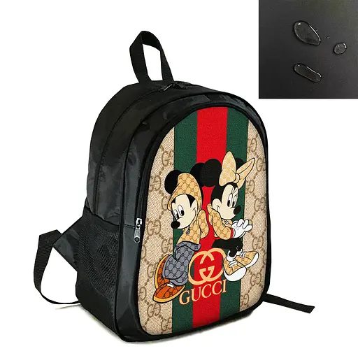 Рюкзак міський/шкільний 38×28см з принтом Міккі Маус дитячий, підлітковий, спортивний (4198)