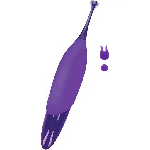 Вібратор для клітора Toy Joy SeXentials Magnificent 19 см фіолетовий