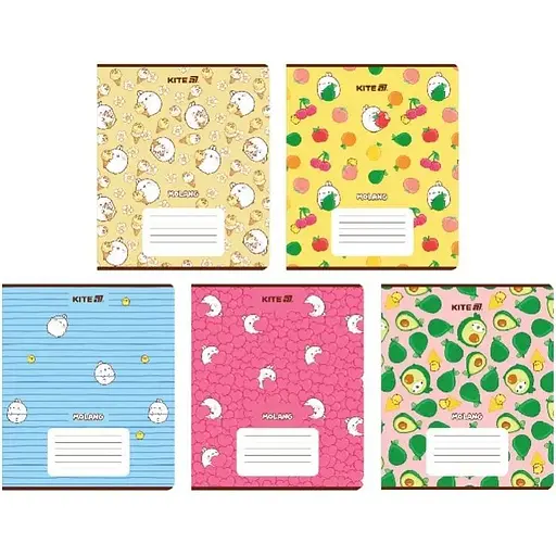 Зошит учнівський "Molang" Kite ML25-237 18 аркушів 1 шт. в асортименті - фото 1