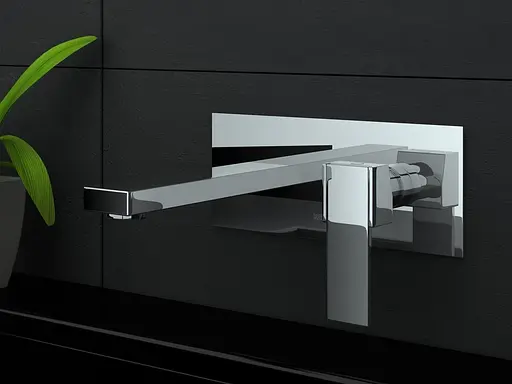 Смеситель для умывальника Kohlman Excelent chrome + BOX скрытого монтажа QW185H Хром - фото 2