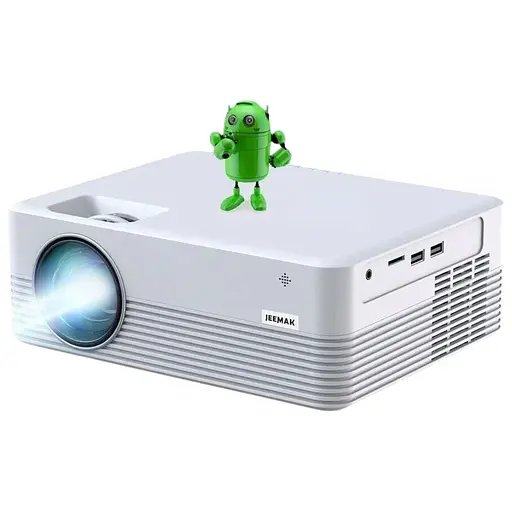 JEEMAK P200 Портативний 4K 1080P проектор з Wi-Fi Bluetooth