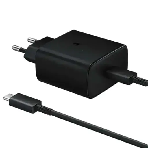 Зарядка для пристрою Adapter PRC 9176 потужність 45 Вт 5А + кабель Type-C USB швидкий заряд чорний