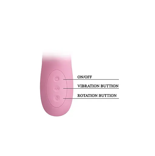 Вибратор-кролик Pretty Love Truman 23,8 см (светло-розовый) - фото 13