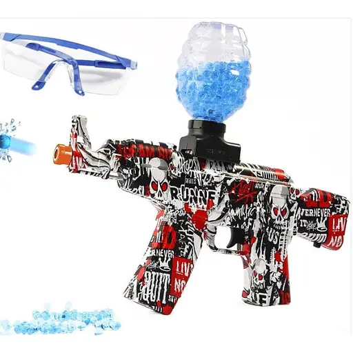 Бластер A&K Ejection на орбизах Gel Ball aqua 5000 шт. с гель шариками орбиз RED - фото 1