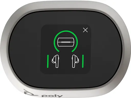 Наушники TWS Poly Voyager Free 60+ Earbuds + BT700C + TSCHC White - фото 4