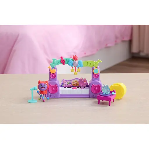 Ляльковий будиночок Gabby's Dollhouse Габбі у кіно: Кімната вечірок діджея Нявкота (SM36276/6074118) - фото 7