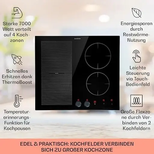 Варочная поверхность индукционная Klarstein Magnichef 4 Flex 7000 W (10041381) - фото 5