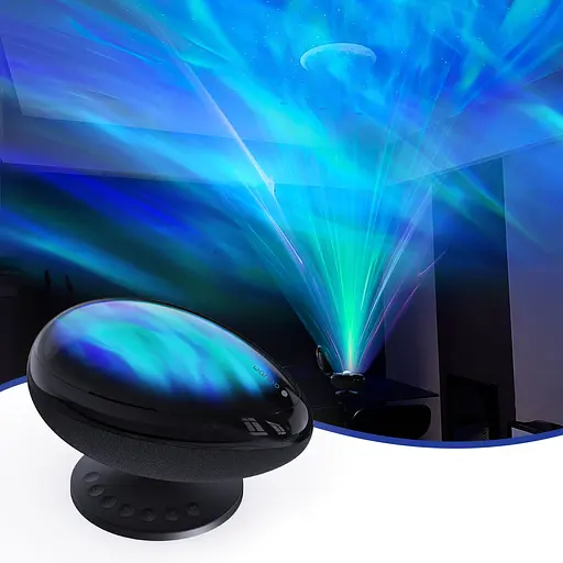 Нічник-проектор зоряне небо Wanbo EVA Galaxy Light WPL11 / 4 варіації освітлення / LED / Bluetooth - фото 8