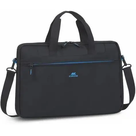 Сумка для ноутбука 15.6" RivaCase Regent черный полиэстер 420x290x55 мм (8037) - фото 1
