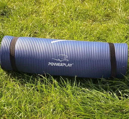 Коврик для йоги и фитнеса PowerPlay 4151 NBR Performance Mat Синий (183x61x1.2) (PP_4151_Blue_1.2cm) - фото 6
