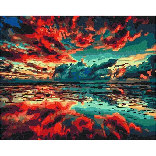 Картина по номерам Отражение мира Brushme 40x50 см разноцветная 000277183