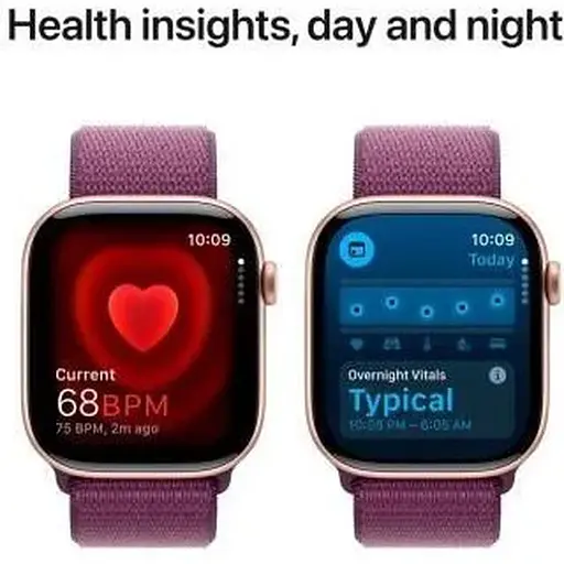 Смарт-годинник Apple Watch Series 10 GPS 46mm Rose Gold Aluminum Case w. Plum Sport Loop (MWWV3) - фото 5