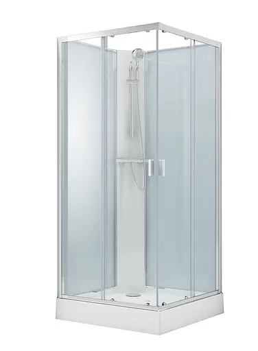 Душевая кабина Volle Solar 90x90 с поддоном 11-88-172, прозрачный, хром - фото 1