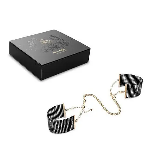 Наручники Bijoux Indiscrets Desir Metallique Handcuffs, металеві, стильні браслети - фото 4