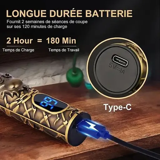 Машинка для стриження волосся YIDON Professional 6-в-1 - фото 4