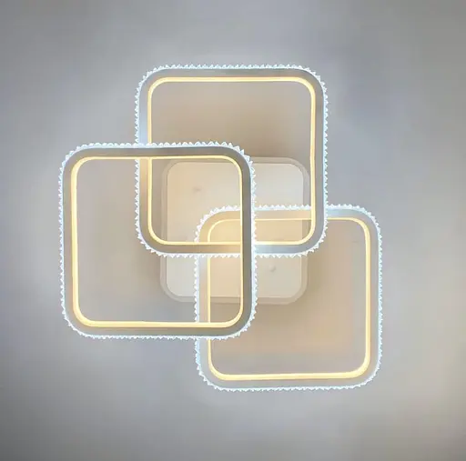 Потолочная светодиодная люстра с подсветкой RGB | Ст. A 77075-3 WT | Line F - фото 2