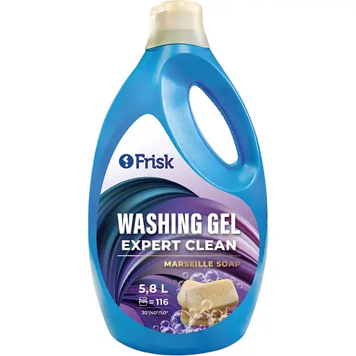 Гель для стирки универсальный Frisk Expert Clean Марсельское мыло 5.8 л