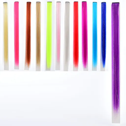 Аксессуар для волос канекалон на заколке 53 см (в ассортименте)