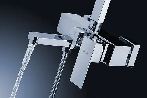 Душова система Rea Navaro хром з виливом REA-P0802, Хром - фото 3