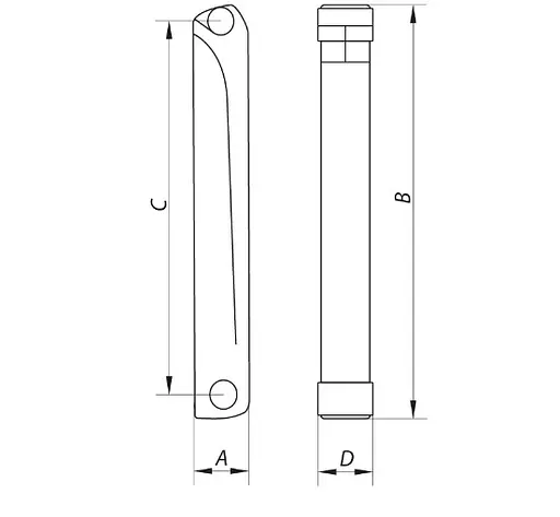 Радіатор біметалічний Koer EXTREME 100 Bimetal-500 (KR2752) - фото 4