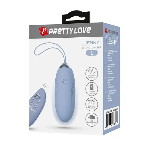 Віброяйце Pretty Love Jenny 7 см блакитний - фото 5
