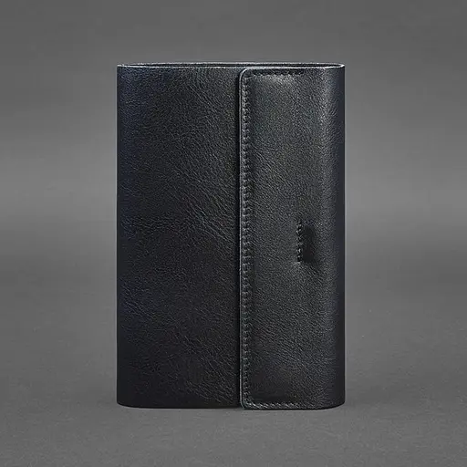 Шкіряний блокнот софт-бук 7.0 темно-синій - фото 6