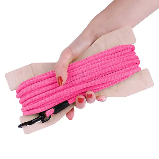 Поводок для собак Barksi Active тренировочный 10.3 м х 0.7 см розовый - фото 8