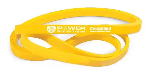Гумка для фітнесу і кроссфіту Power System PS-4051 CrossFit Level 1 Yellow (опір 4-25 кг) (PS-4051_Yellow) - фото 5