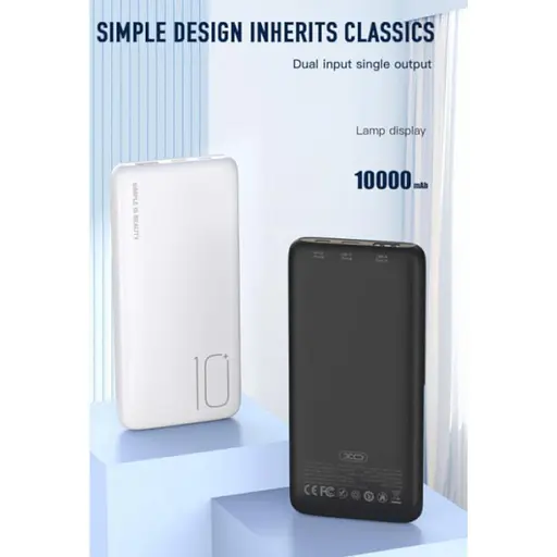 Портативний зовнішній акумулятор XO PR182 10000mAh (Чорний) - фото 4