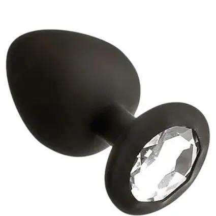 Анальна пробка з кристалом Mai Attraction Toys №47 Black