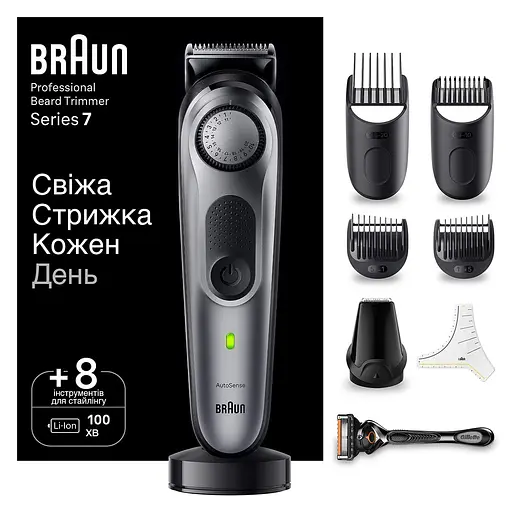 Тример Braun BT 7420 для бороди та вусів (6907793) - фото 3