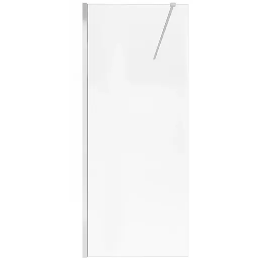 Душевая перегородка Qtap Walk-In Standard CRM209.C8 90x190 см, стекло Clear 8 мм, покрытия CalcLess, универсальная, прозрачный - фото 1