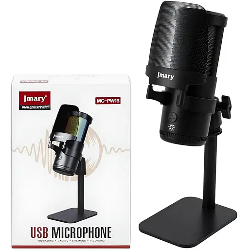 USB мікрофон Jmary MC-PW13 для запису та стрімінгу з кардіоїдною направленістю