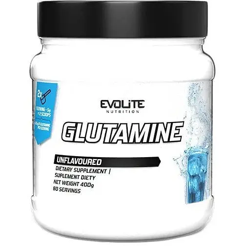 Амінокислота Evolite Nutrition Glutamine 400 г Без смаку - фото 1
