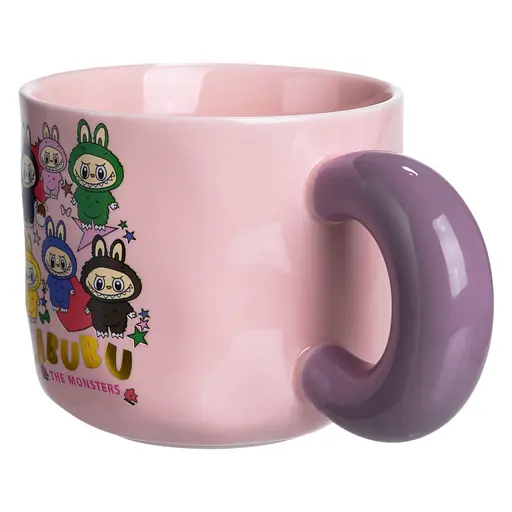 Кружка фарфоровая LABUBU Sweet Memories 400 мл розовый FM-22A - фото 3