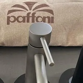 Смеситель для раковины Paffoni Light без донного клапана mercury grey LIG071MG, Серый - фото 4