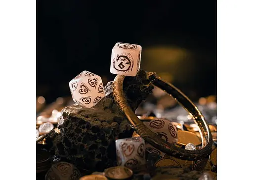 Набір кубиків Dragons Dice Set: Quartz , 7 шт. (SDRA09) - фото 3