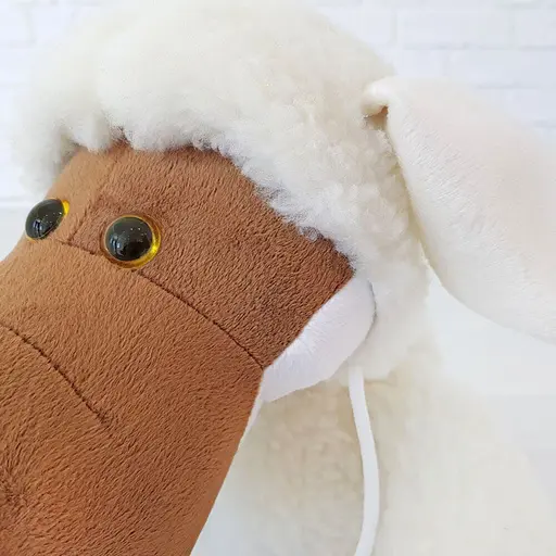 Мягкая игрушка Волк в овечьей шкуре 50см - фото 3