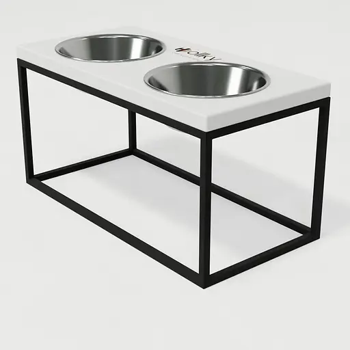 Hollky Base L — миски на підставці для середніх і великих собак (2 × 0,95 л, висота 20 см) - фото 7