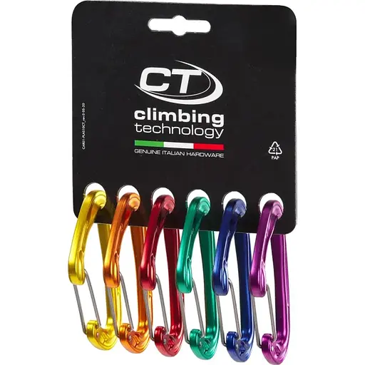 Набір карабінів Climbing Technology 6X Fly-Weight Evo Pack 6 шт (1053-2C43900 999 CT STP)