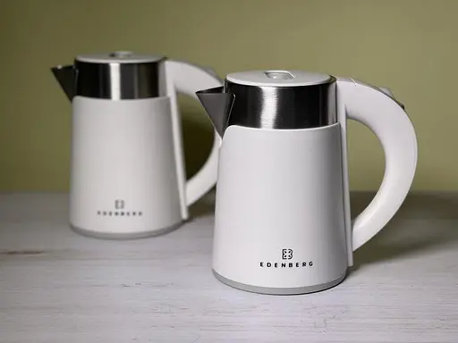Дорожный электрический чайник Edenberg EB 83527 белый - фото 3