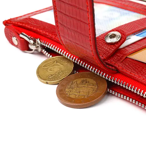 Женский кожаный кошелек Canpellini 10х18.7х2 см acs0025154 - фото 6