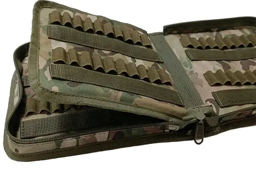 Сумка-патронташ на 80 набоїв закритий для 338 LM, 338 NM, 300 NM, 3006 GEN 3 мультикам з карманом та моллі - фото 2