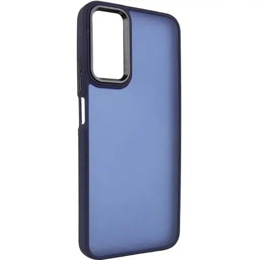 Чехол Epik TPU+PC Lyon Frosted для Motorola Moto G84 Navy Blue - фото 1