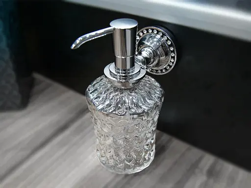 Дозатор для рідкого мила Kugu Swan 414C, Хром - фото 1