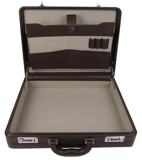 Элегантный кейс, дипломат из эко кожи Portfolio 44х33х10 см sum0025057 - фото 9