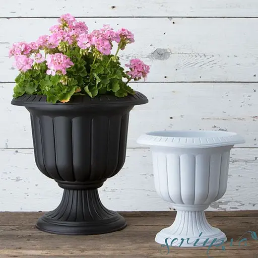 Горщик для квітів Serinova Nergiz 25.3 л антрацитовий (00-00011500) - фото 4