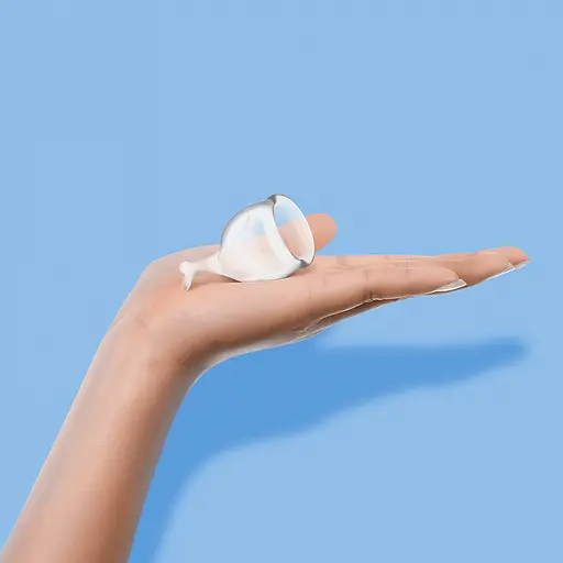 Менструальна чаша Satisfyer Feel Secure 2 шт. прозора - фото 6
